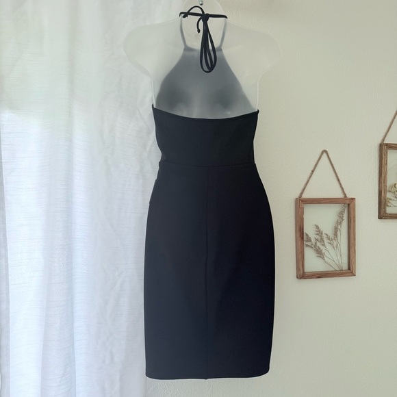 NWT LBD Little Black Dress from Express Womes Size S halter top mini dress - Picture 3 of 6